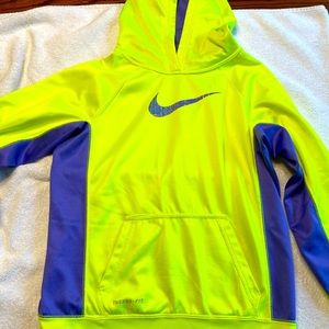 Nike Hooded Sweatshirt. Girls Lg. Slightly Used